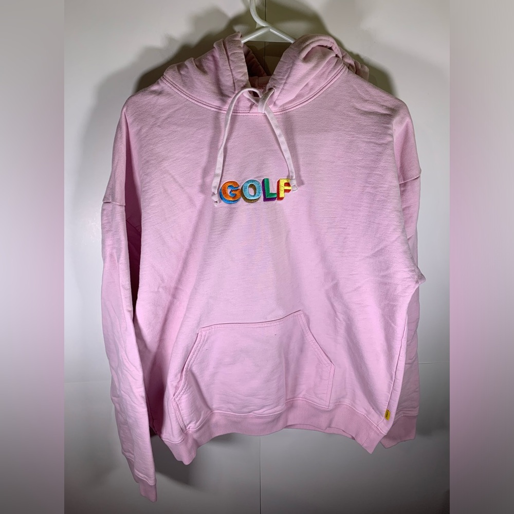 Golf 3D embroidered logo hoodie